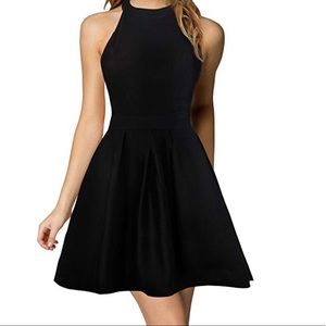 Backless cocktail dress